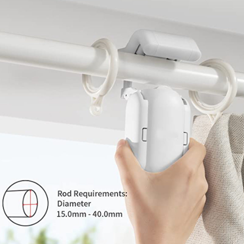 Roman Rod Control Smart Curtain Robot