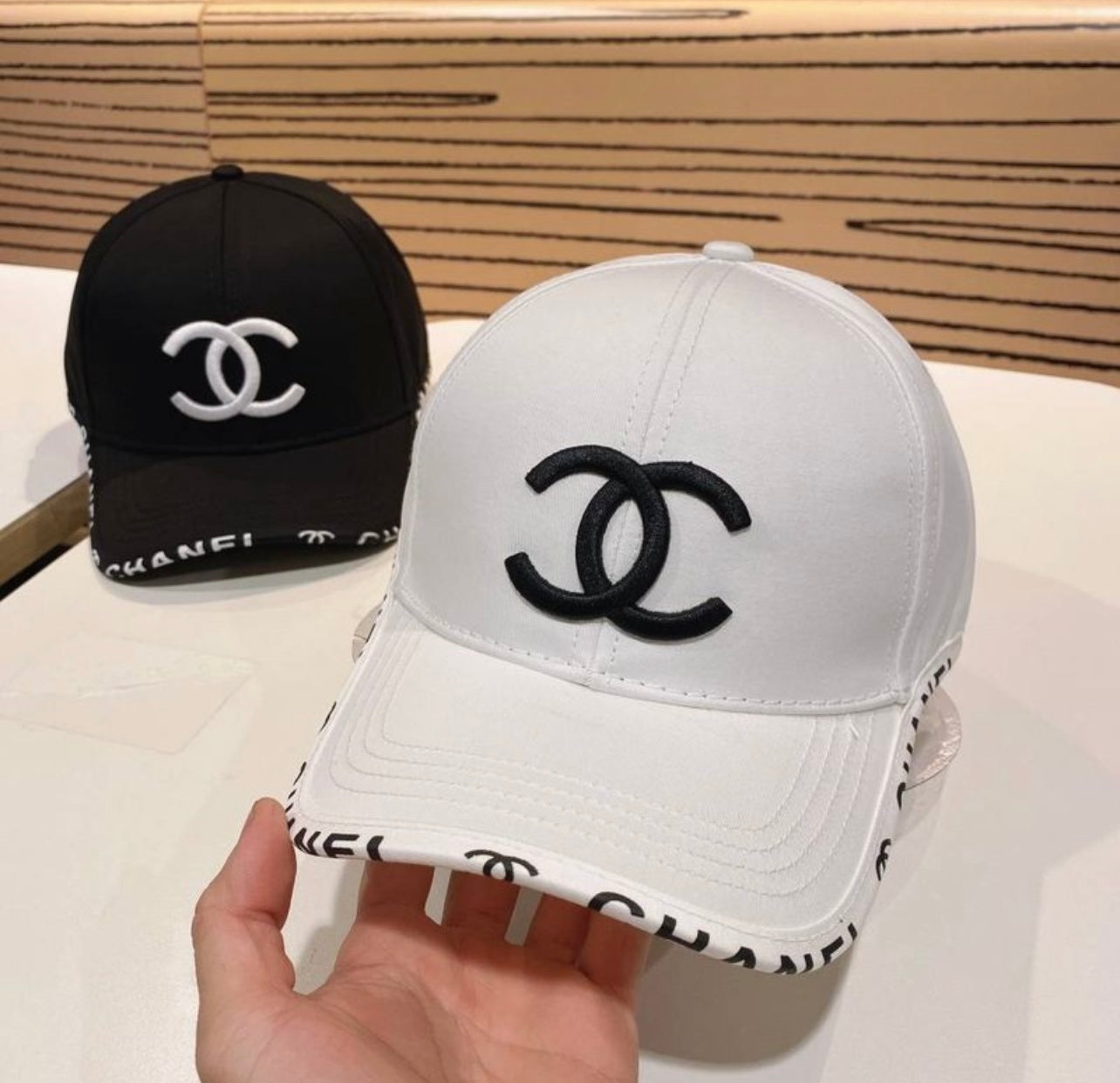 Casquette tendance léger luxe
