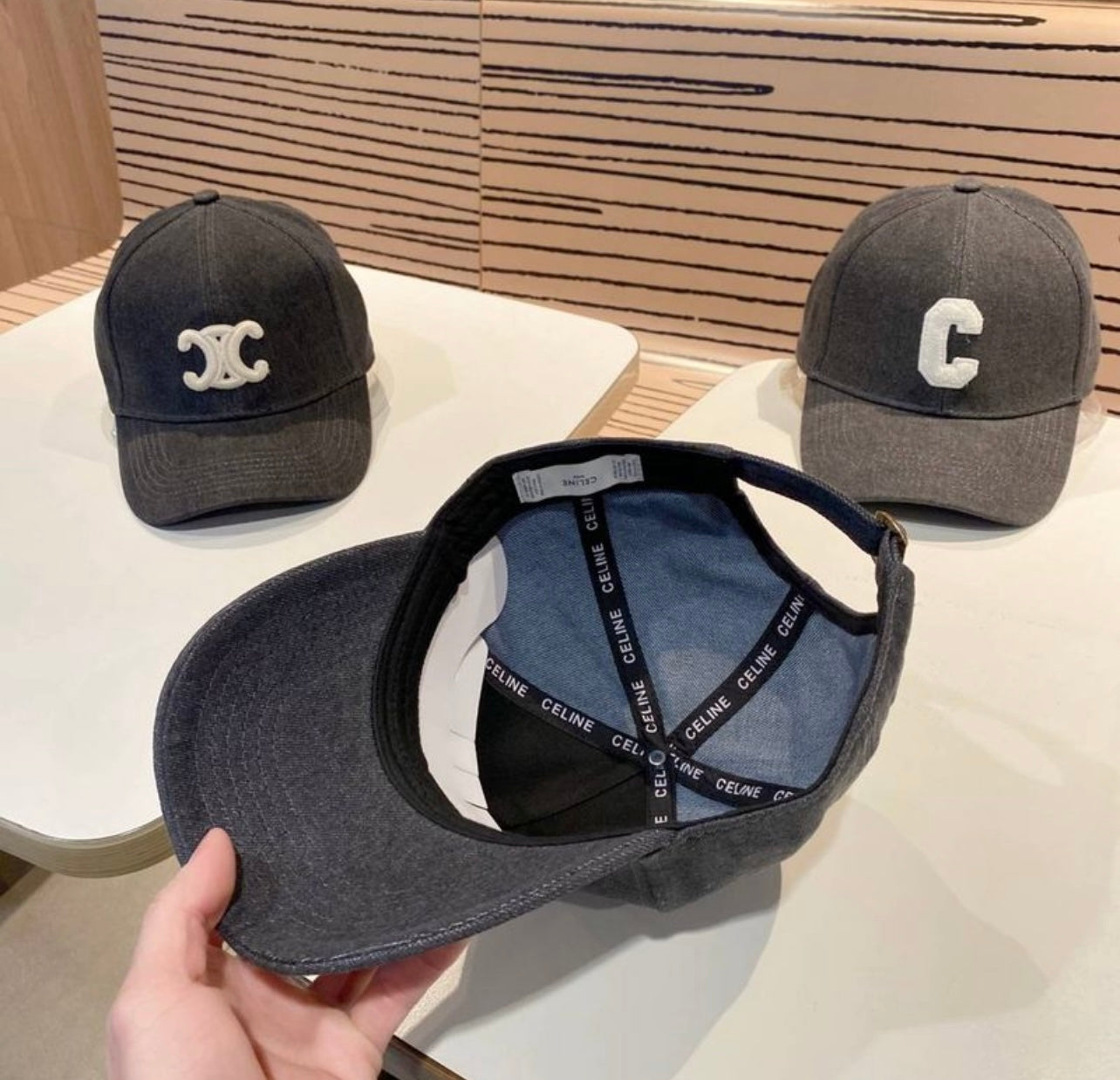 Casquette tendance léger luxe