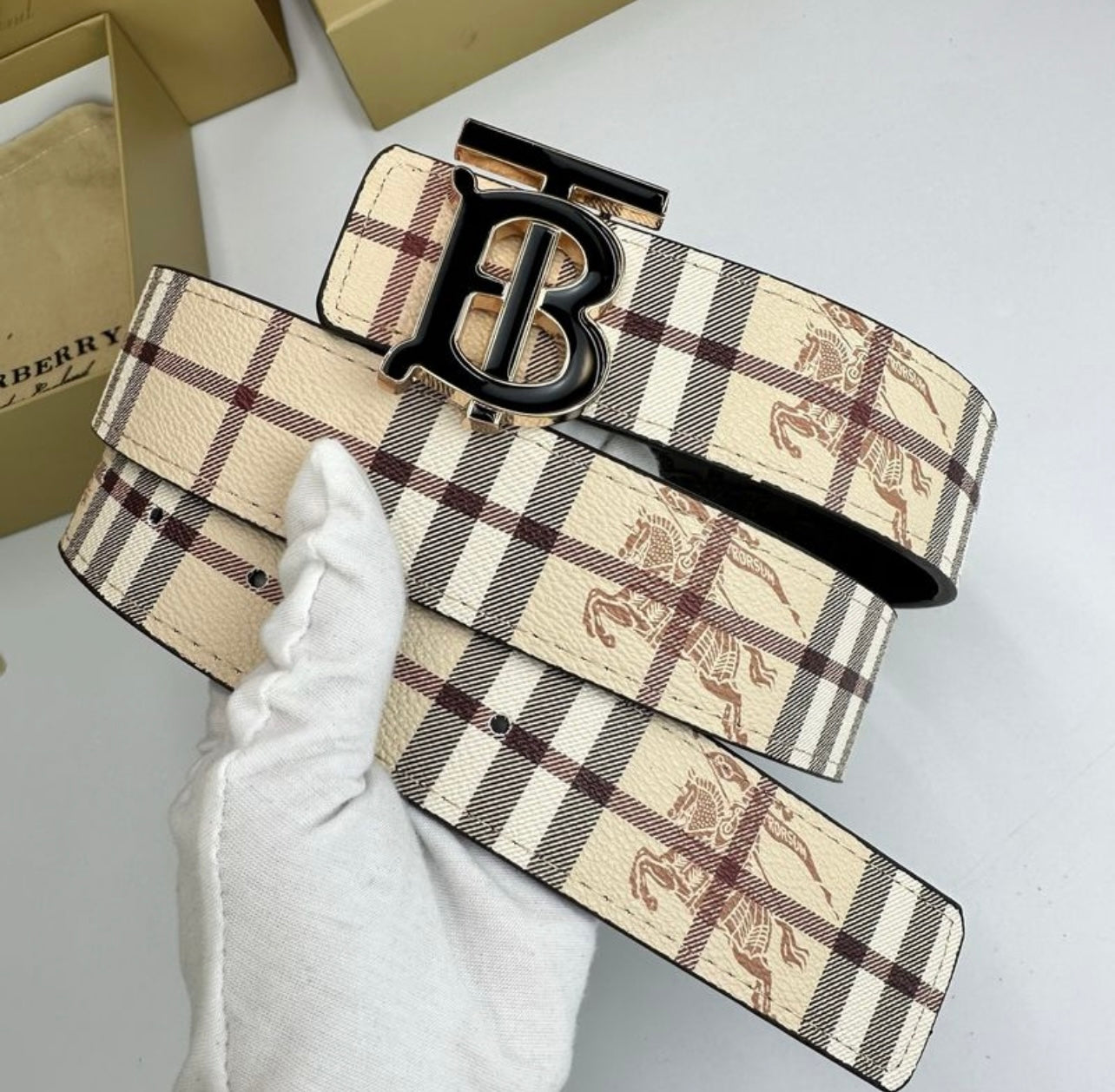 Ceinture en cuir de luxe