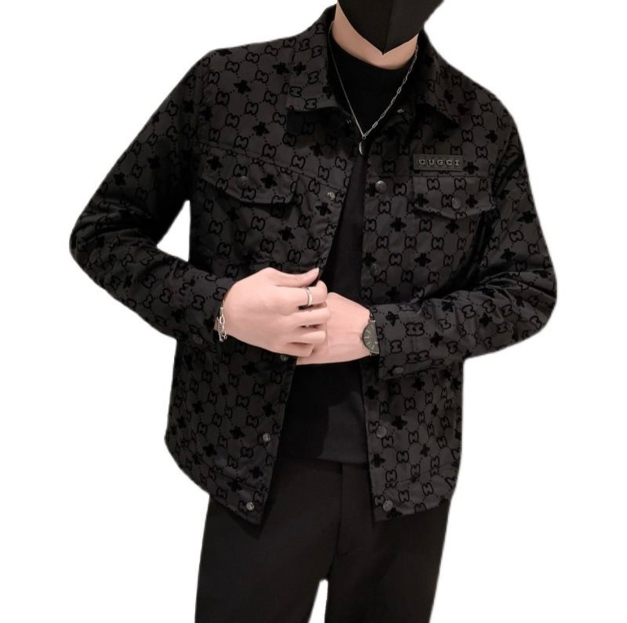 Veste brodée GG